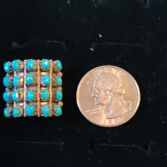 Signed turquoise ring Native American - Picture 4 of 4